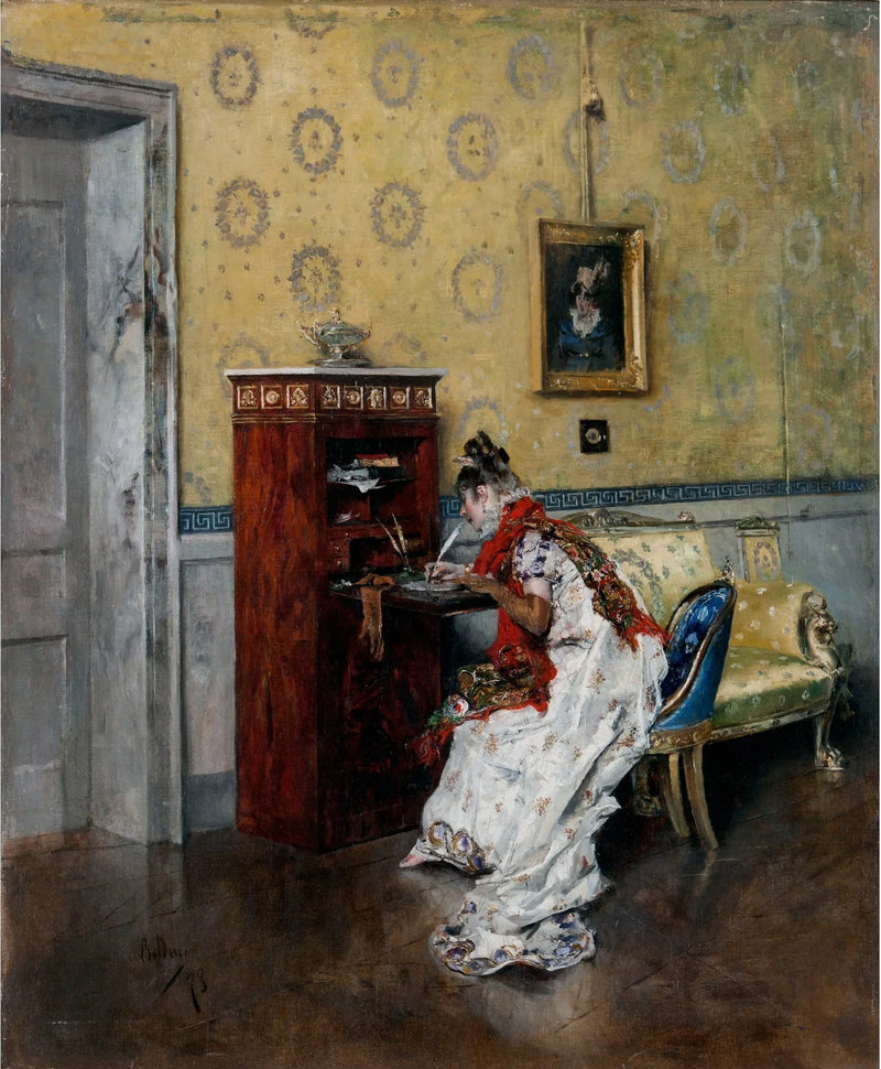 La lettera - Giovanni Boldini