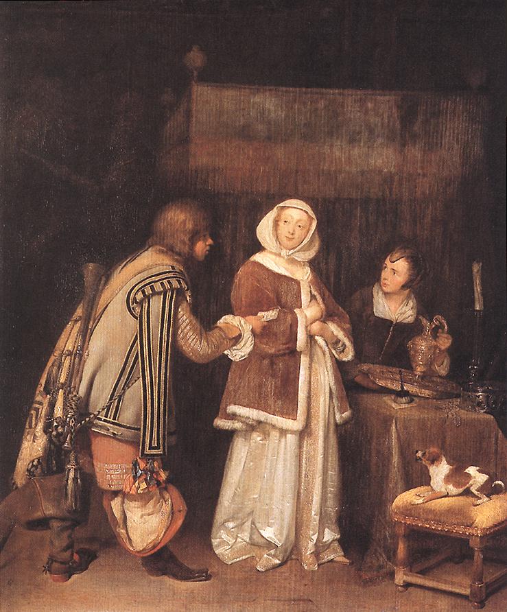 La lettre rejetée - Gerard ter Borch image 1 reproduction réalisée par Alpha Reproduction