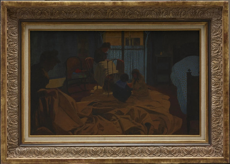 La Lingère, Camera Blu - Félix Vallotton