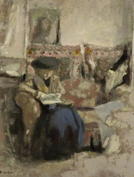 La Liseuse au cuscino - Édouard Vuillard
