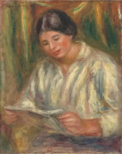 La Lettore bianca - Pierre-Auguste Renoir