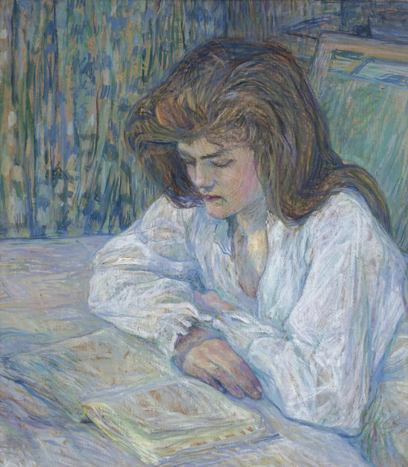 La lettrice - Henri de Toulouse-Lautrec