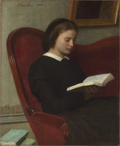 La Liseuse - Henri Fantin-Latour - Alpha Reproduction