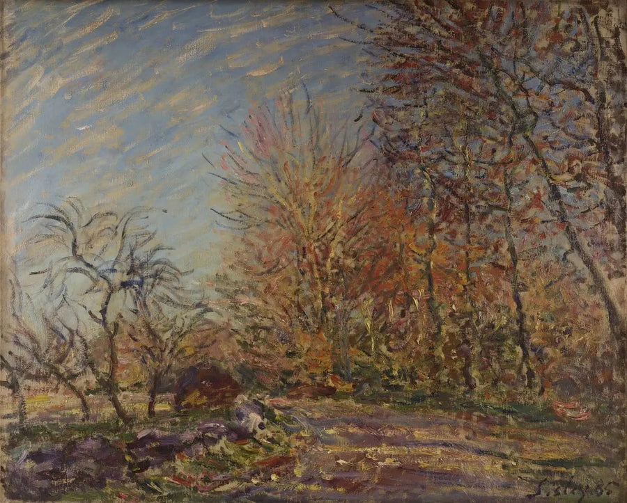 Il bordo della Foresta di Fontainebleau - Alfred Sisley