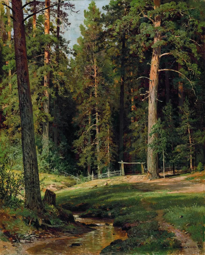 La lisière della foresta - Ivan Chichkine