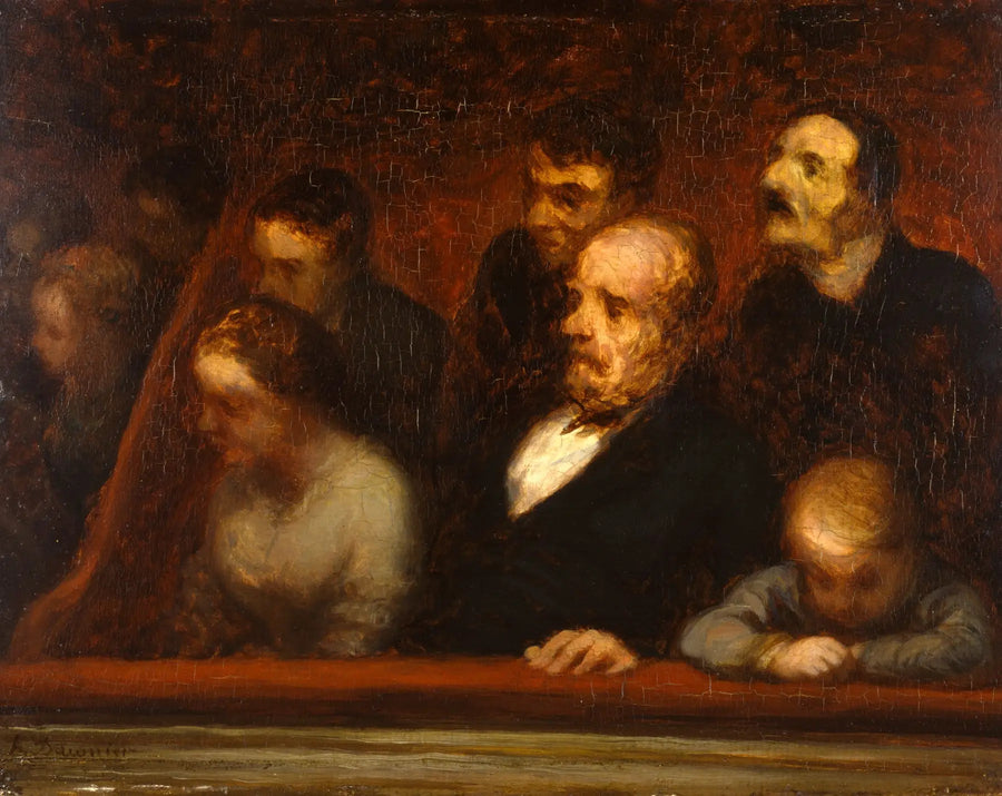 La Loge (Nelle logge del teatro) - Honoré Daumier