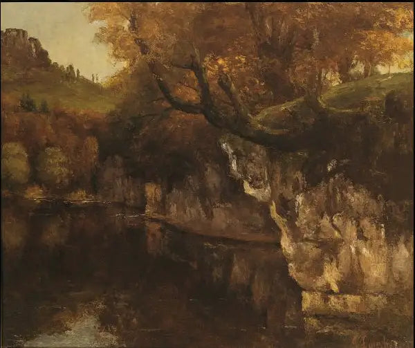 La Loue a Scey-en-Varais - Gustave Courbet