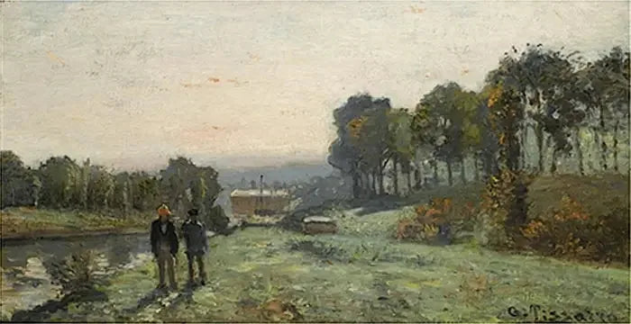 La Macchina di Marly a Bougival - Camille Pissarro