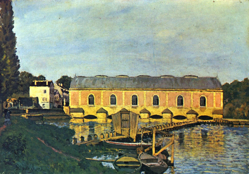 La Macchina di Marly - Alfred Sisley