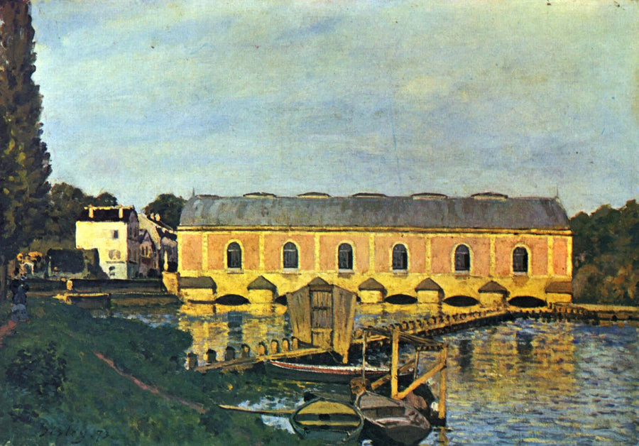 La Macchina di Marly - Alfred Sisley