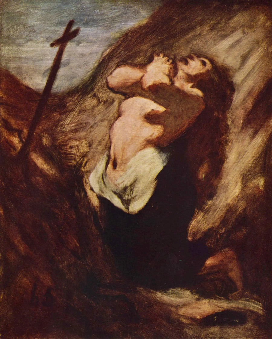 La Madeleine in preghiera - Honoré Daumier