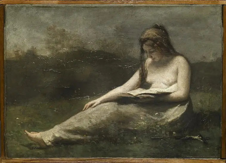 La Madeleine che legge - Jean-Baptiste Camille Corot