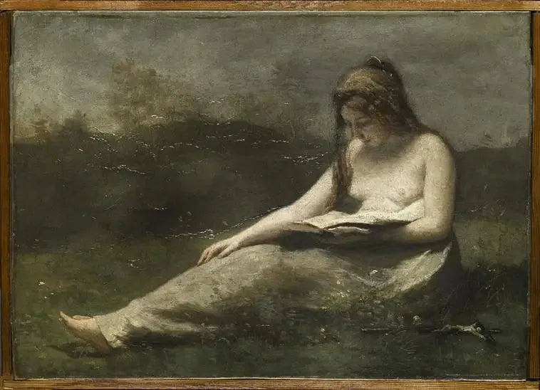 La Madeleine che legge - Jean-Baptiste Camille Corot