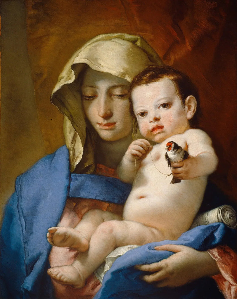 La Madone con il Cardellino - Giovanni Battista Tiepolo