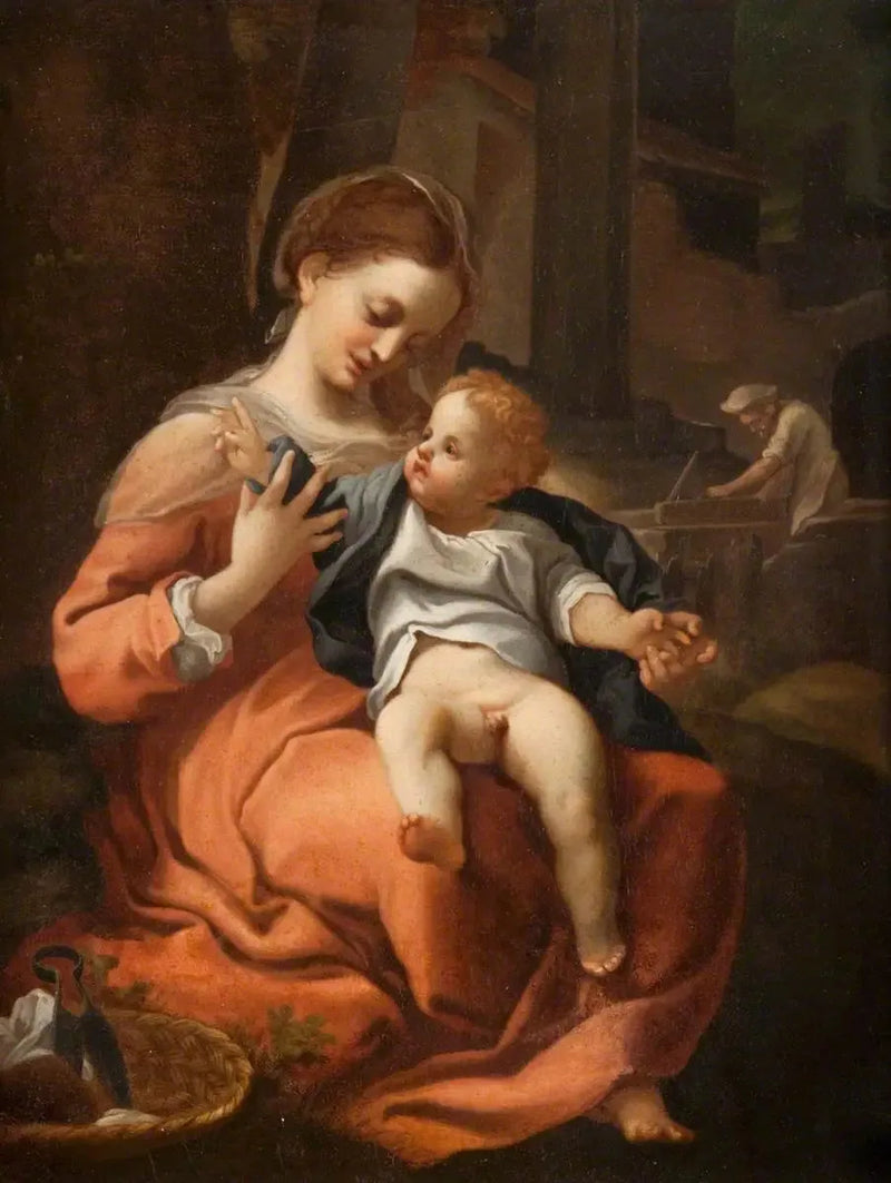 La Madone au panier - Antonio da Correggio