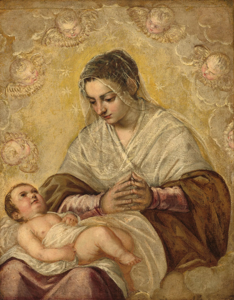 La Madone aux étoiles - Jacopo Tintoretto