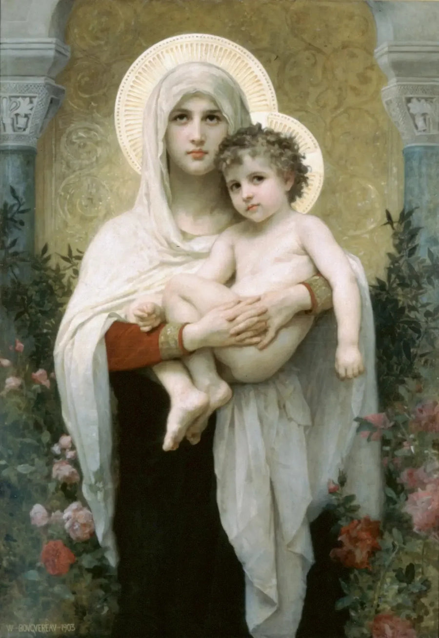 La Madonna delle rose - Bouguereau
