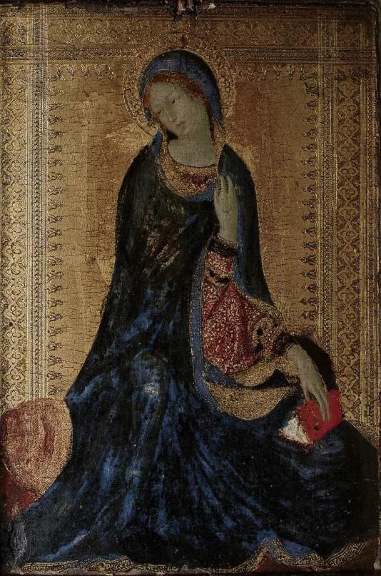 La Madone della scena dell'Annunciazione - Simone Martini