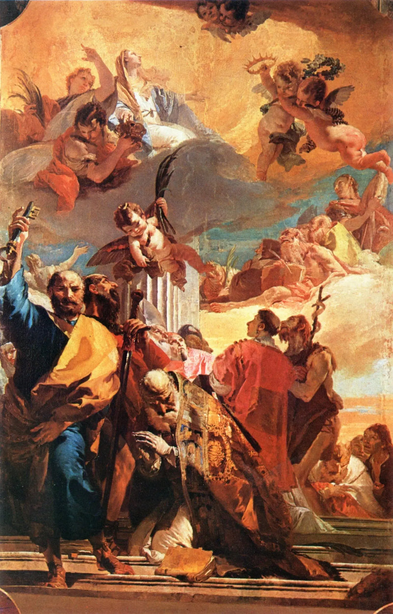 La Madone in gloria con i santi - Giovanni Battista Tiepolo