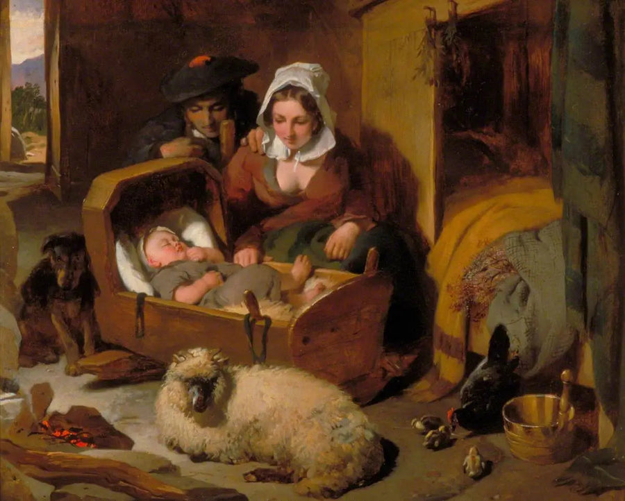 La maison d'un berger des Highlands - Edwin Henry Landseer