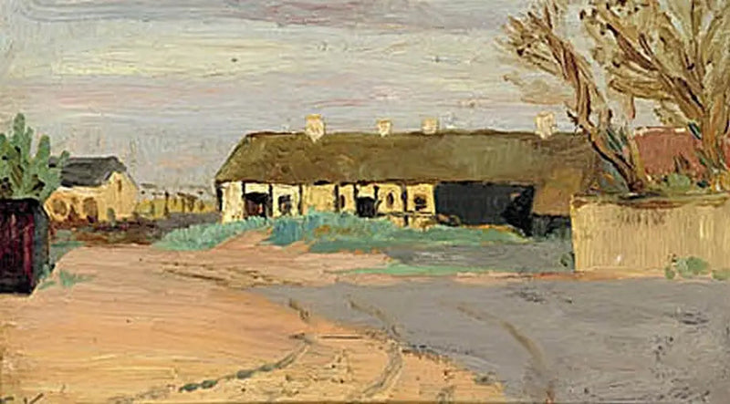 La maison de Christoffer al tramonto. - Peder Severin Krøyer