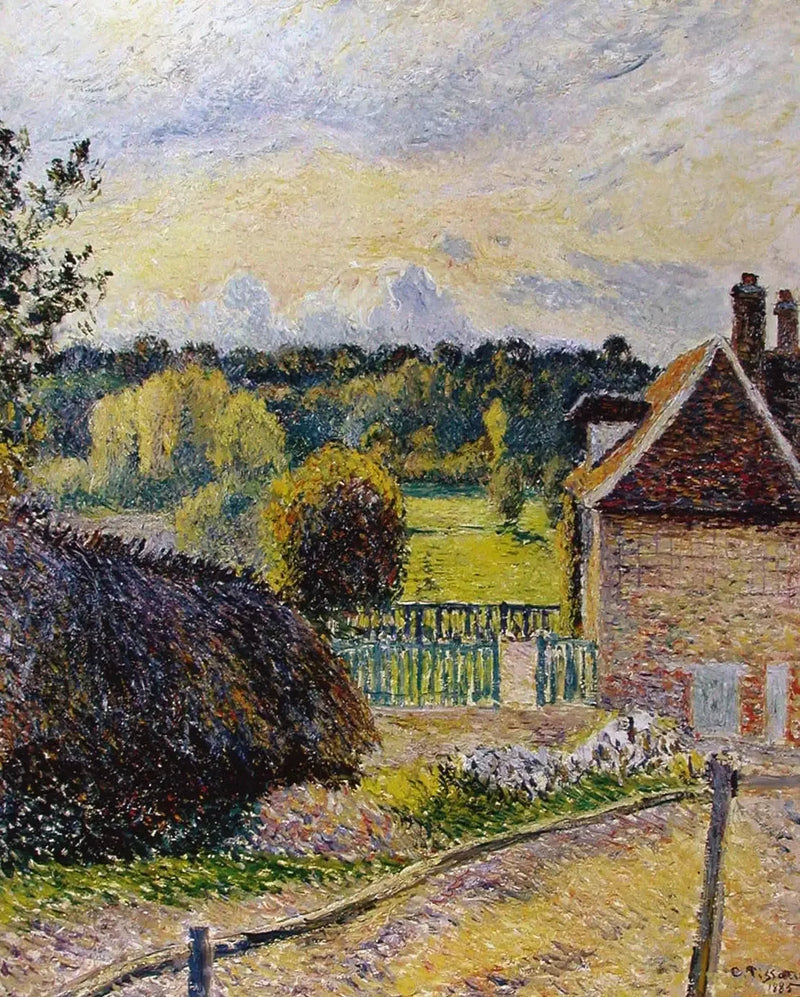 La Casa della follia a Éragny - Camille Pissarro
