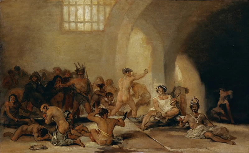 La casa dei folli - Francisco de Goya