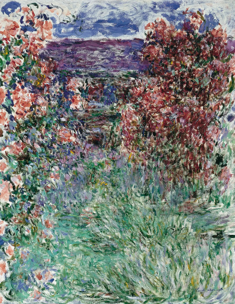 La casa tra le rose - Claude Monet