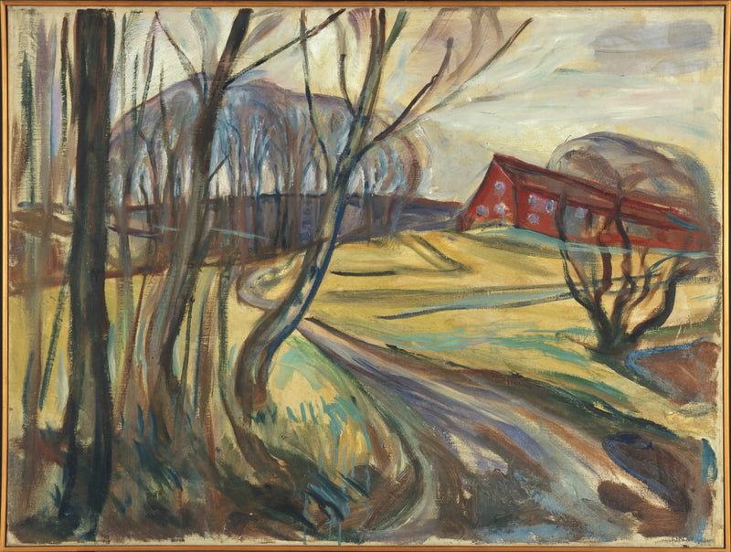 La Casa rossa - Edvard Munch
