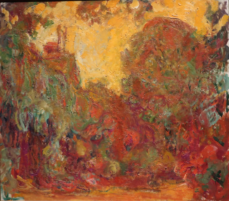 La casa vista dal giardino delle rose - Claude Monet