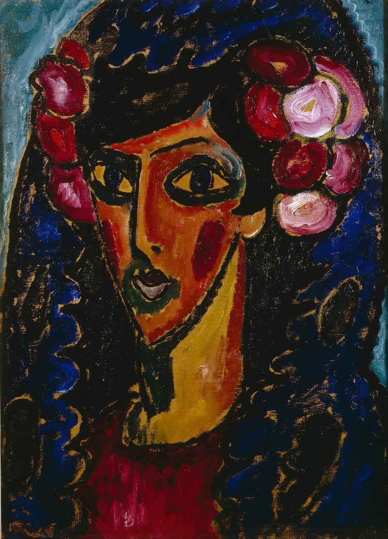 La mantiglia blu - Alexej von Jawlensky
