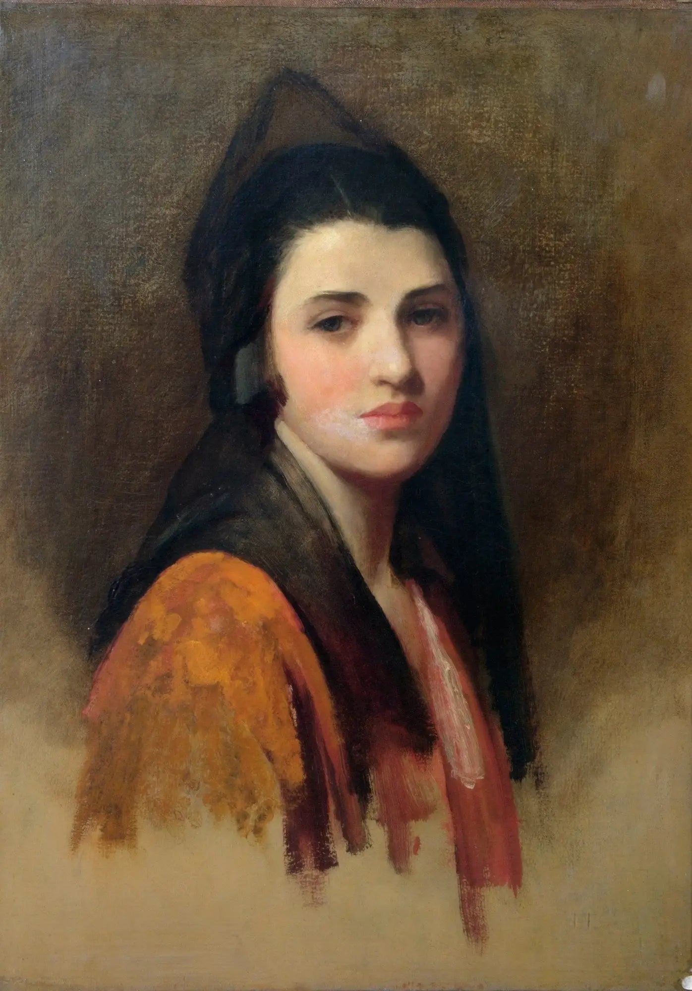 La mantille - Luke Fildes - Alpha Reproduction