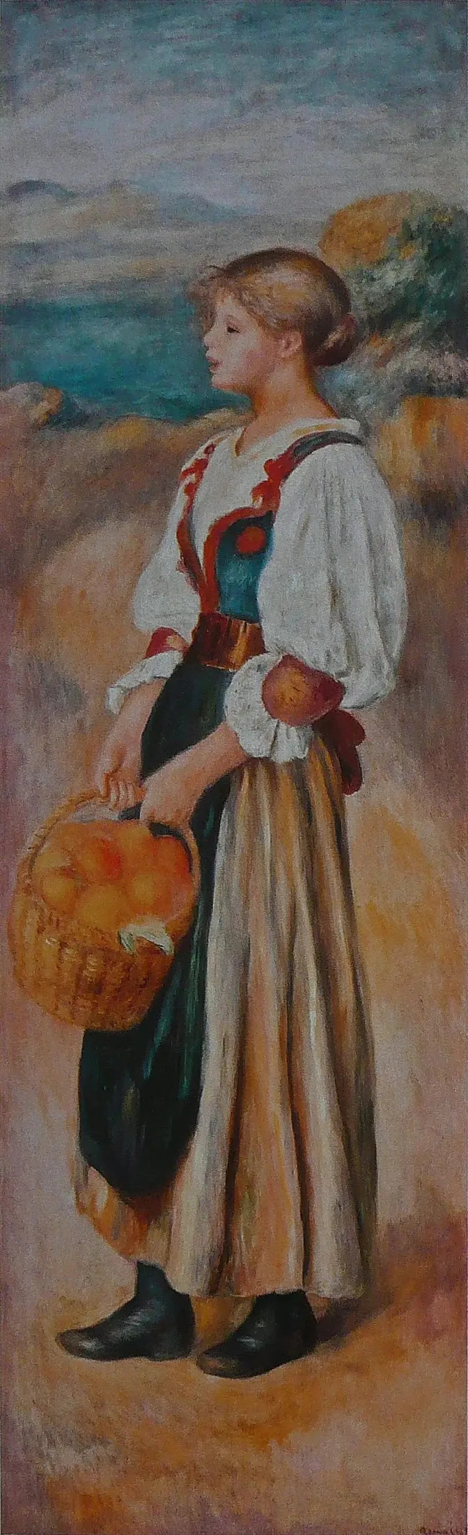 La Venditrice di arance - Pierre-Auguste Renoir