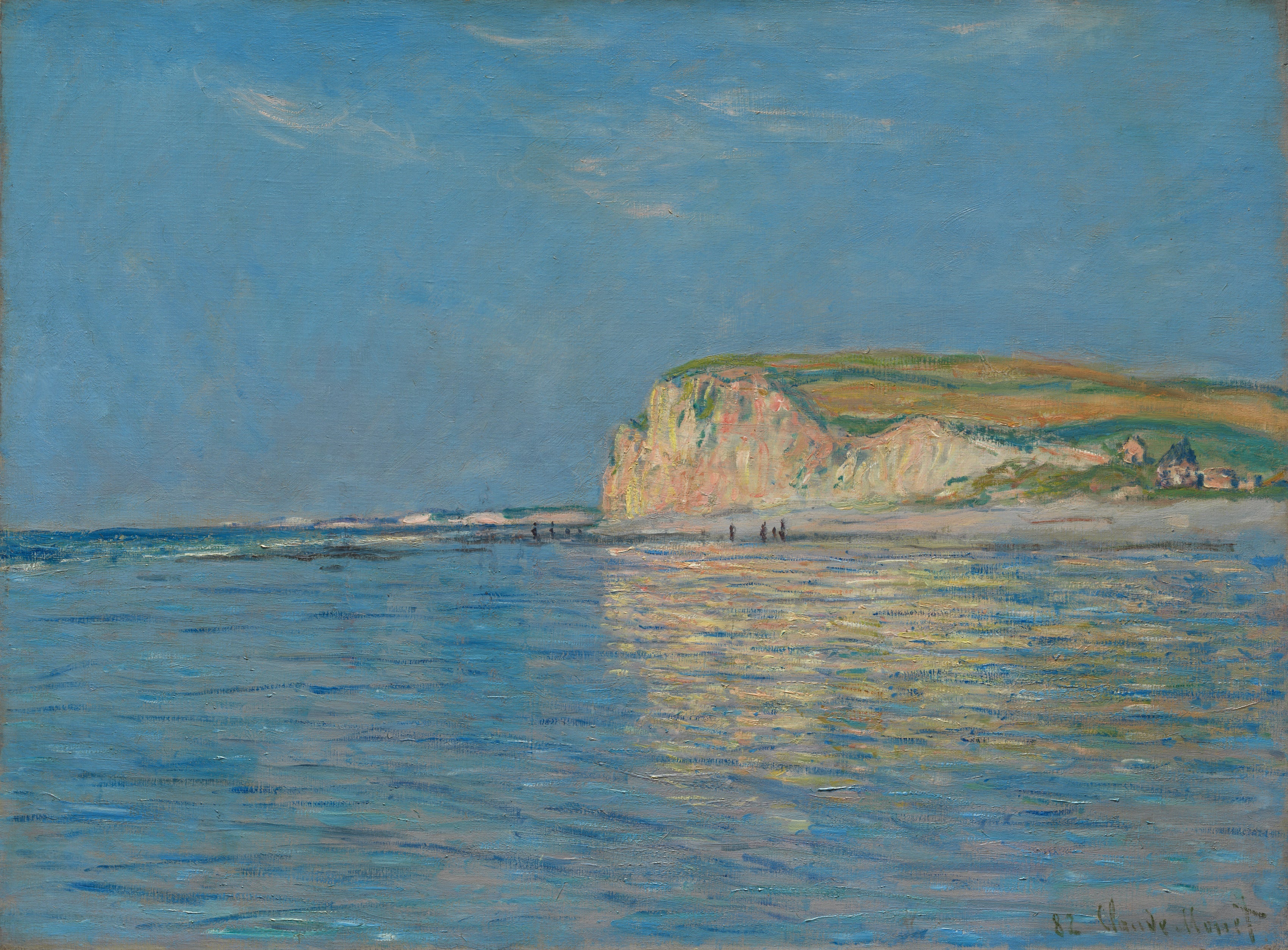 La marée basse à Pourville près de Dieppe en 1882 - Claude Monet - Alpha Reproduction