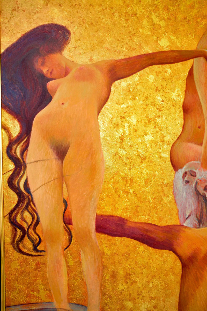 La Medicina – Un'Opera Reimmaginata di Gustav Klimt da Master Apollon | Dimensioni: 180 x 270 cm