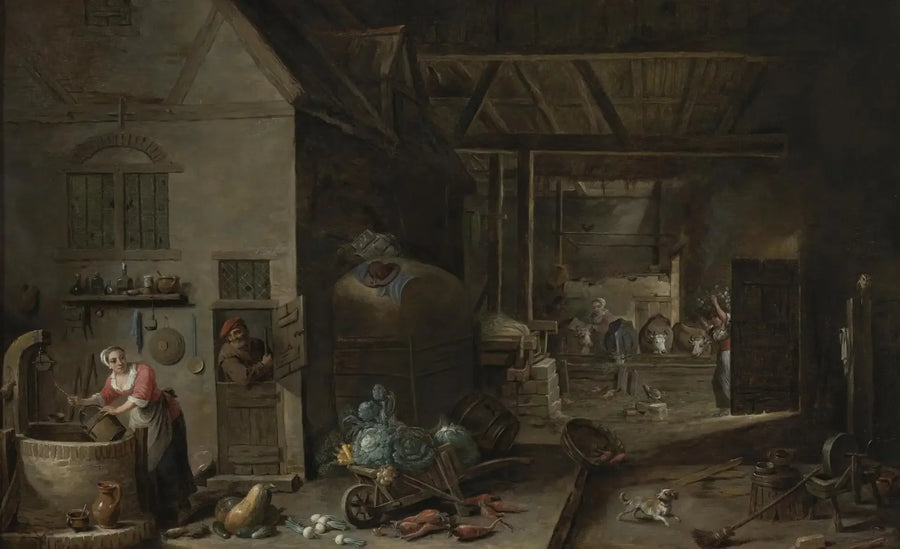 La Ménagère Flamande - David Teniers il Giovane