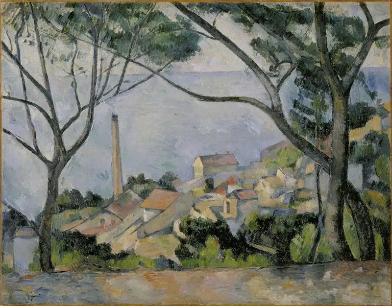 Il mare a l'Estaque - Paul Cézanne