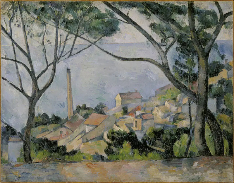 Il mare a l'Estaque - Paul Cézanne