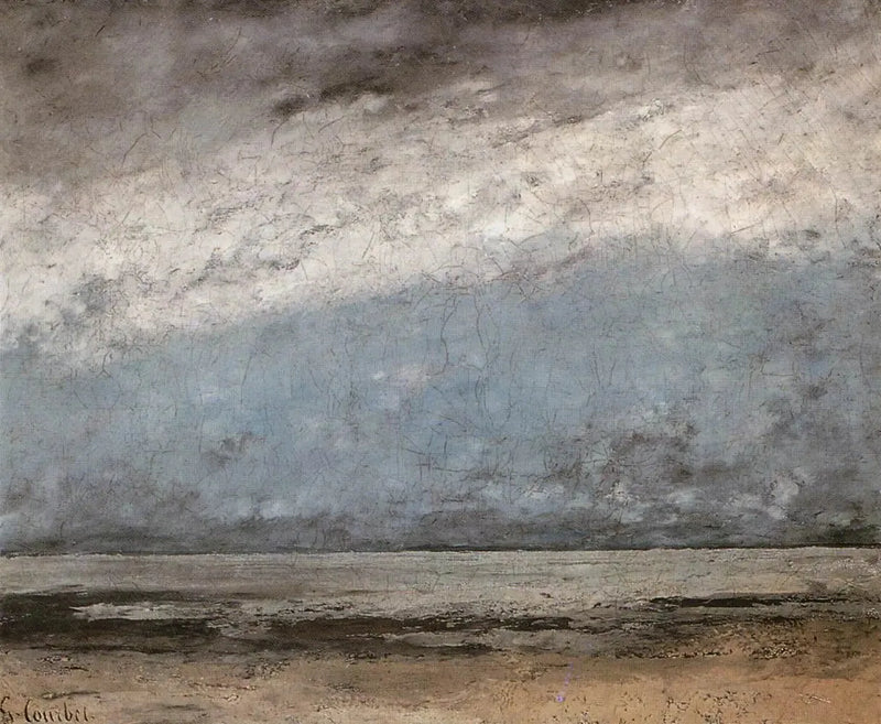Il mare vicino a Trouville - Gustave Courbet