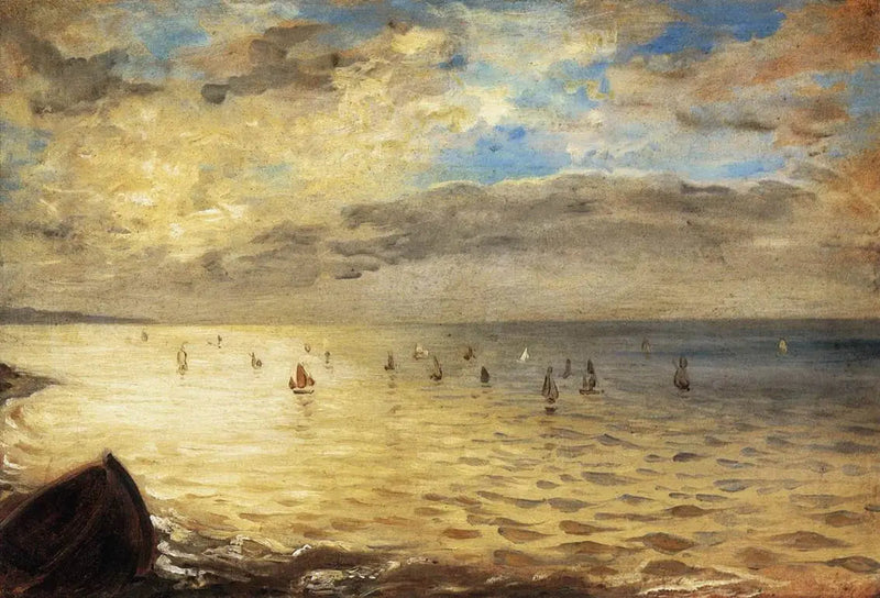 Il Mare visto dalle alture di Dieppe - Eugène Delacroix