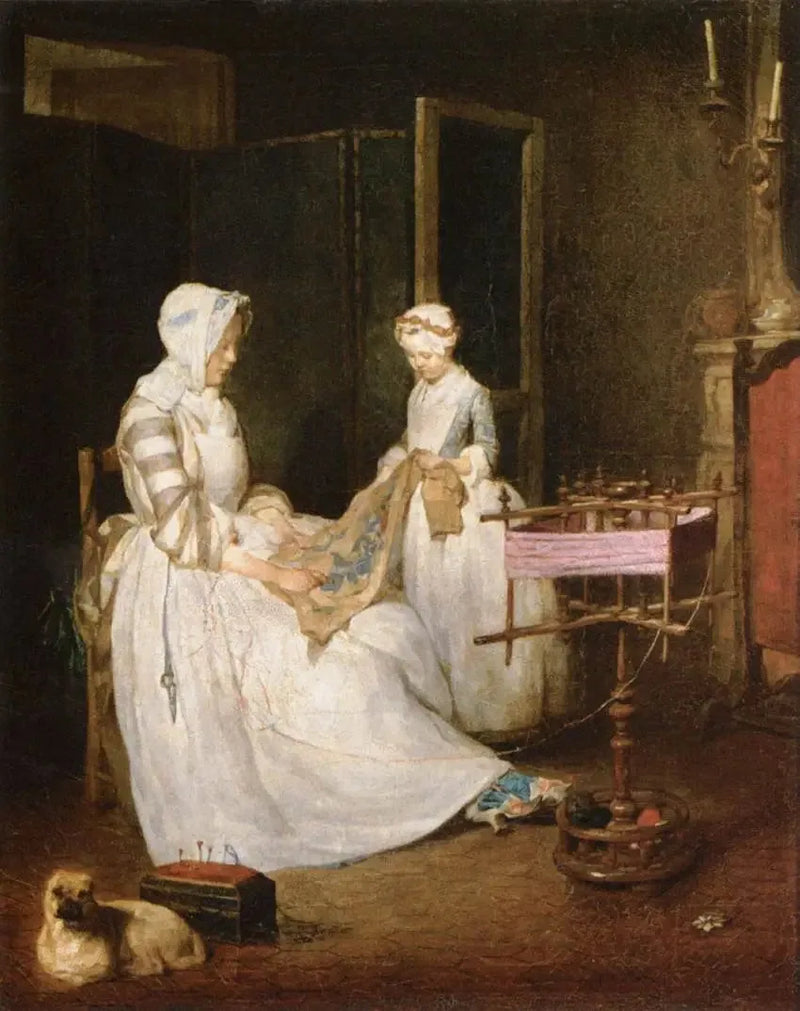 La Mère laborieuse - Jean Simeón Chardin