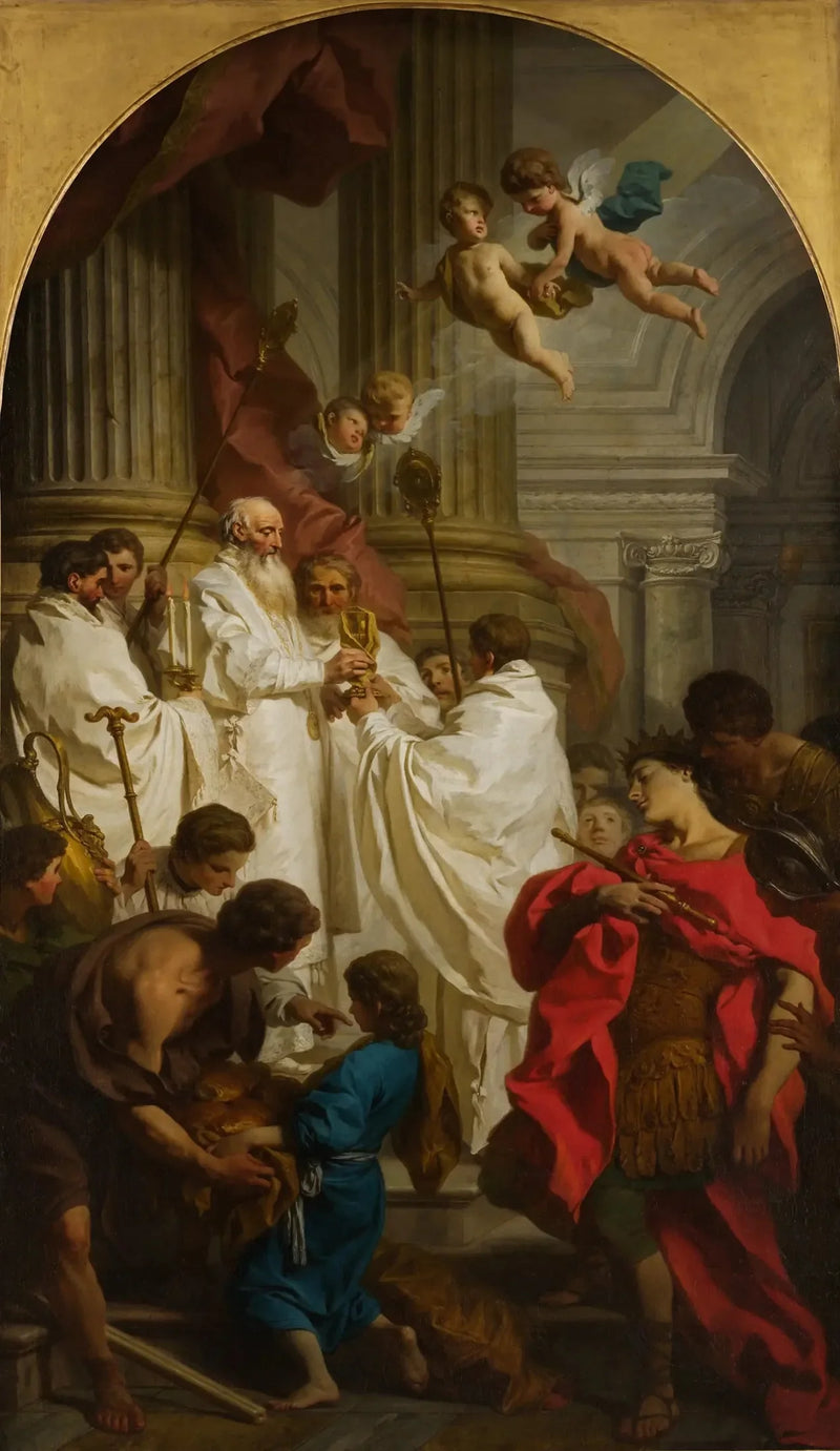 La messa di San Basilio - Pierre Subleyras