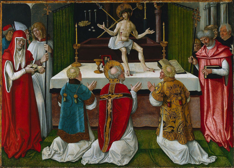 La messa di san Gregorio - Hans Baldung Grien