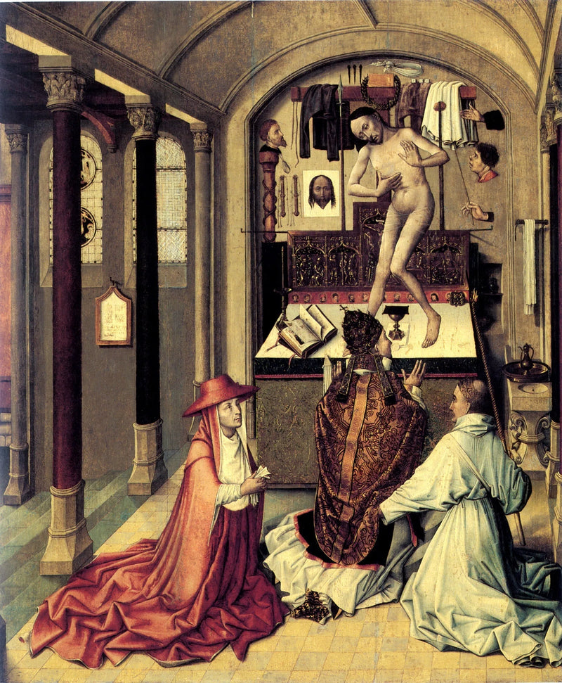La Messe di san Gregorio - Robert Campin