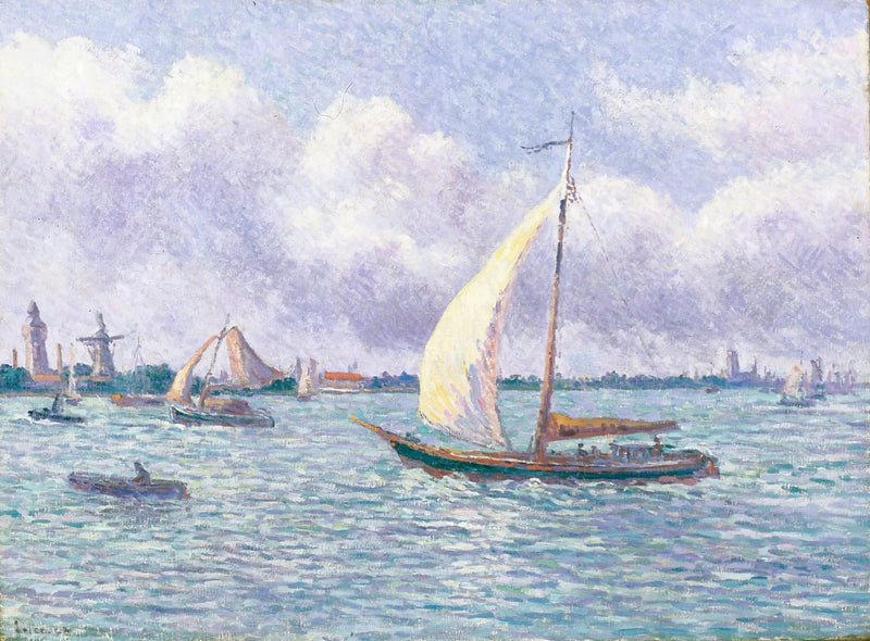 La Meuse vicino a Dordrecht - Maximilien Luce
