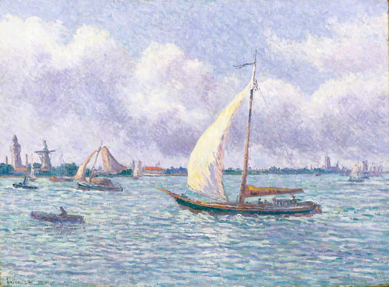 La Meuse vicino a Dordrecht - Maximilien Luce