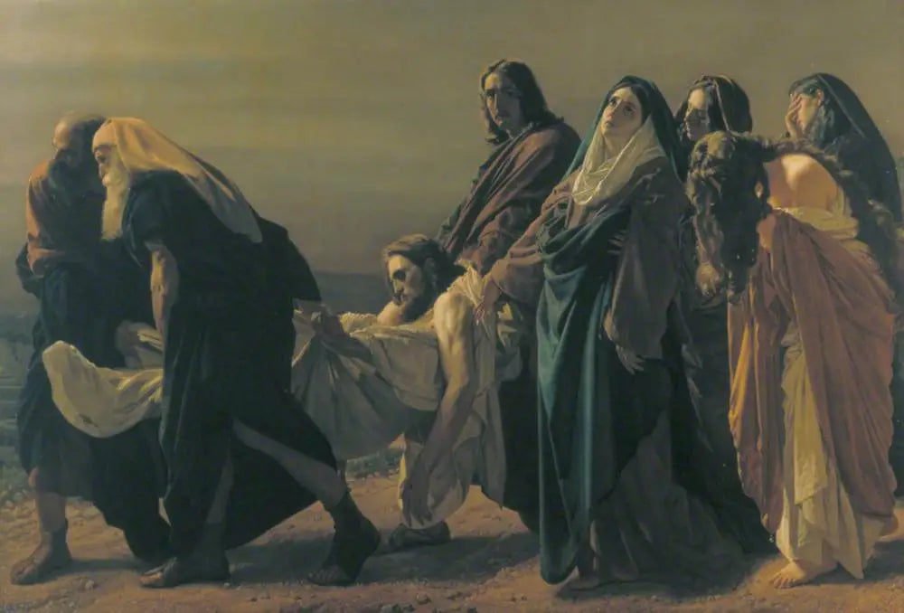 La mise au tombeau - Antonio Ciseri - Alpha Reproduction