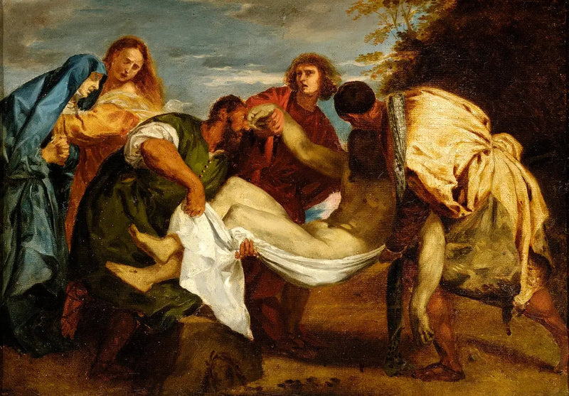 La Deposizione nel sepolcro secondo Tiziano - Eugène Delacroix
