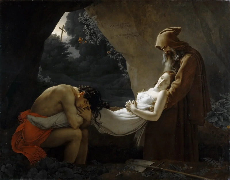 La mise au tombeau di Atala - Anne-Louis Girodet