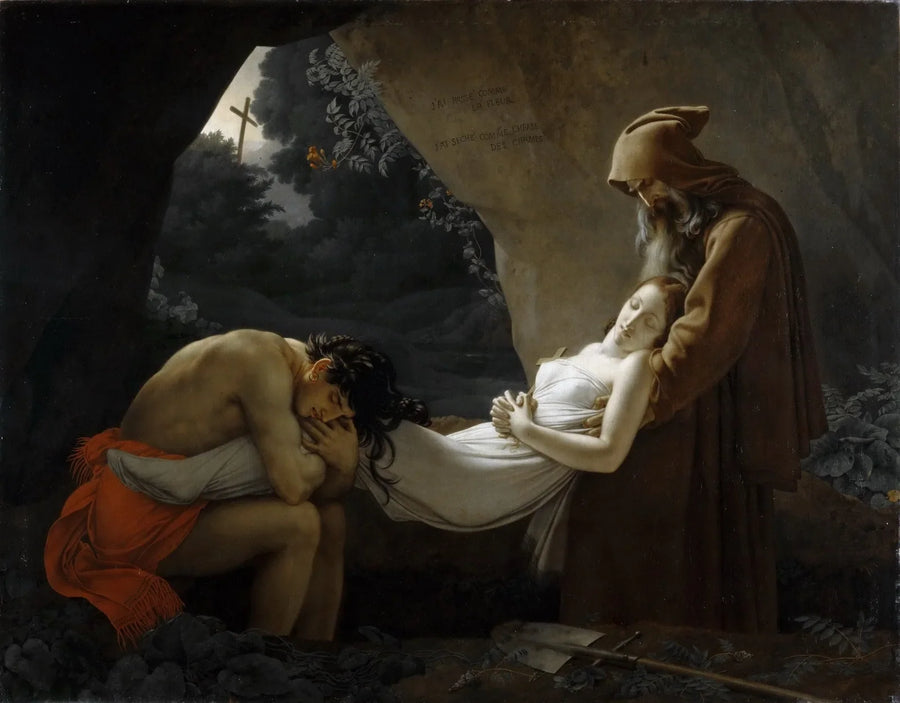 La mise au tombeau di Atala - Anne-Louis Girodet